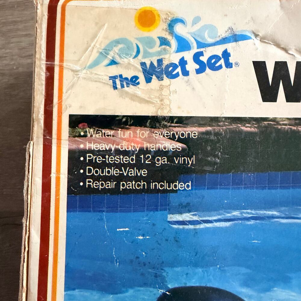 Vintage Intex The Wet Whale Inflatable Pool Float Ride On RARE with Box - Picture 4 of 4